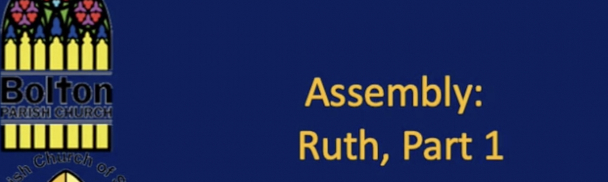 The Story of Ruth pt1