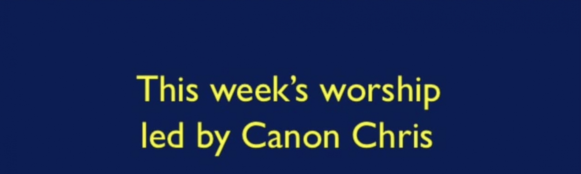 Worship - Moses Handing on Responsibility 