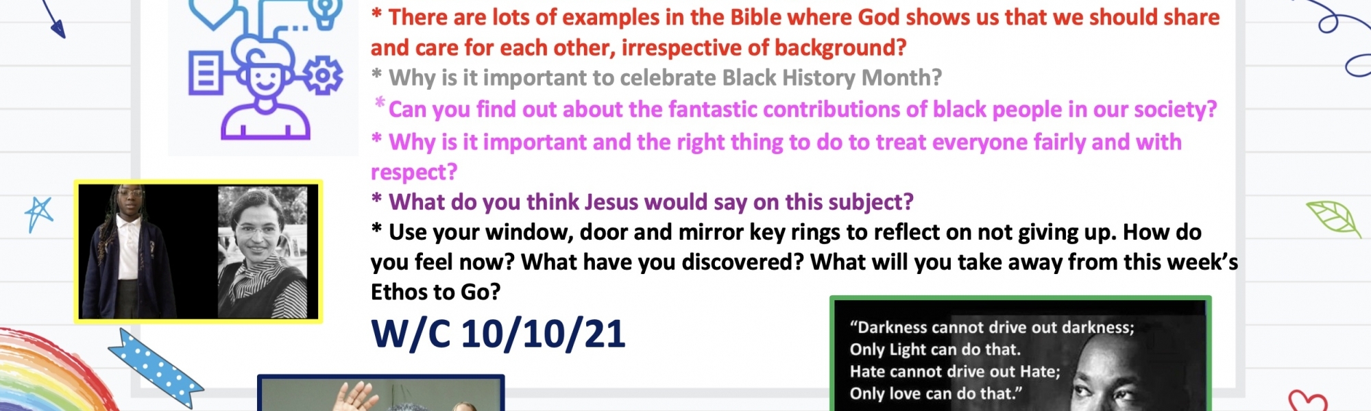 Black History Month W/C 10/10/21