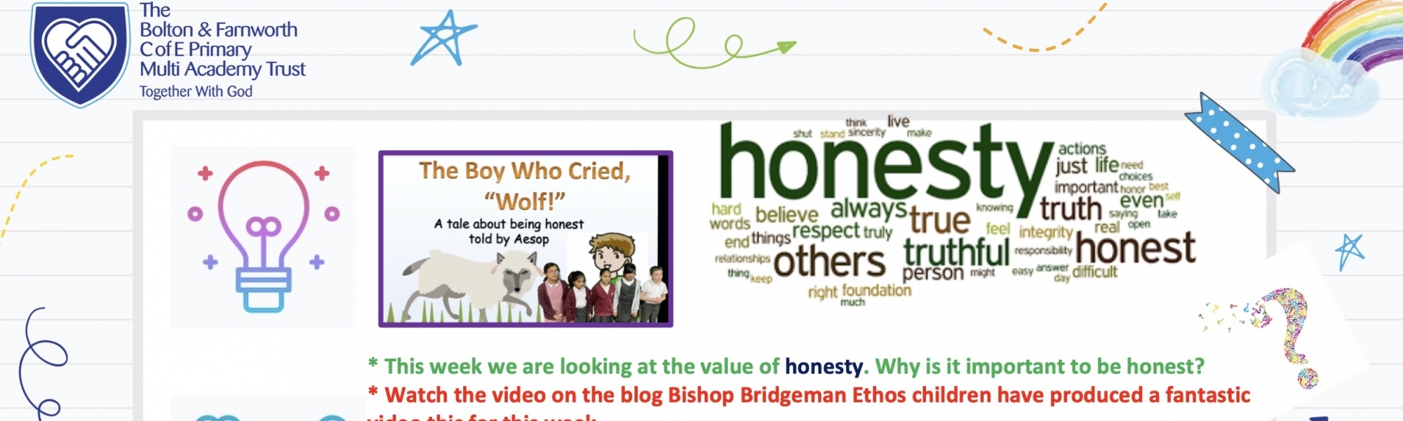 Honesty W/C 24/05/21