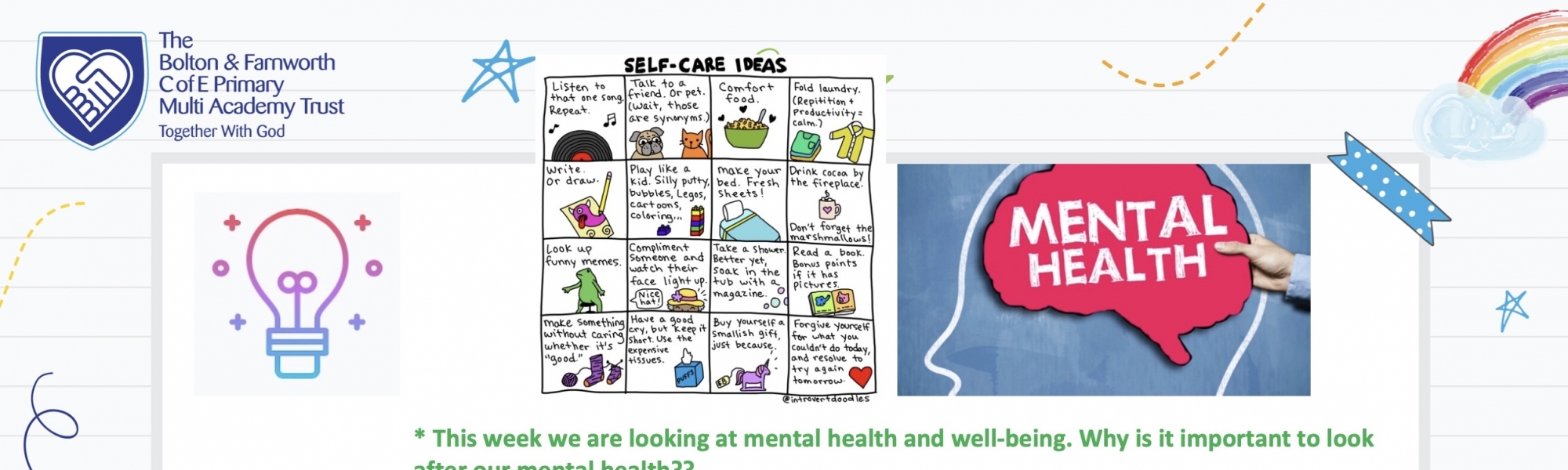 Mental Health & Well-being W/C 17/-05/21