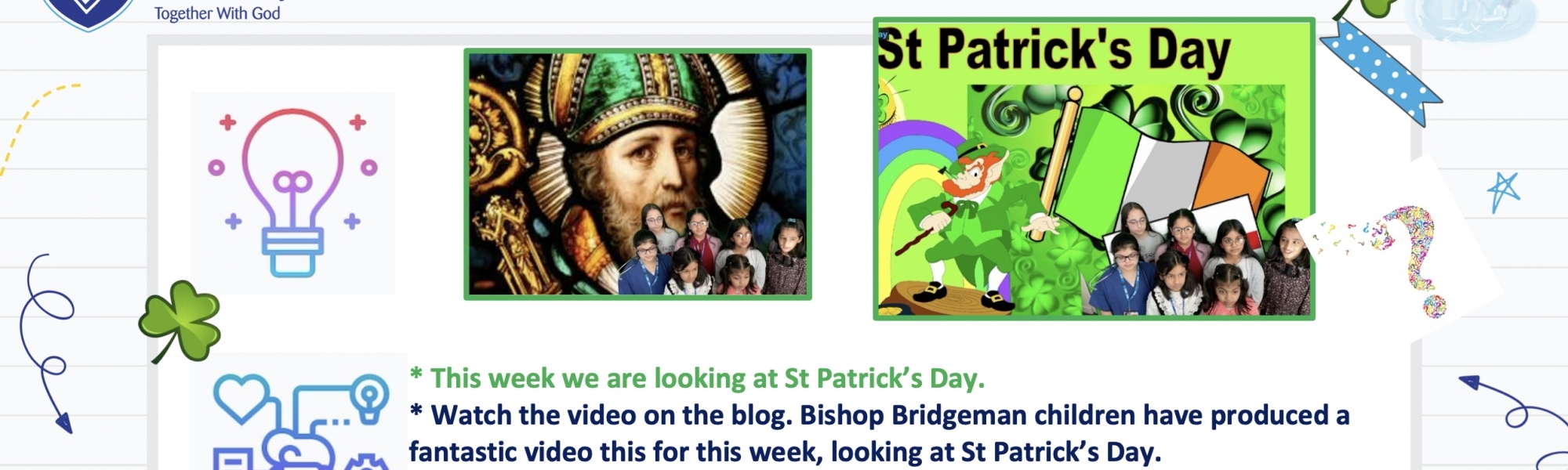St Patrick's Day W/C 21/03/22
