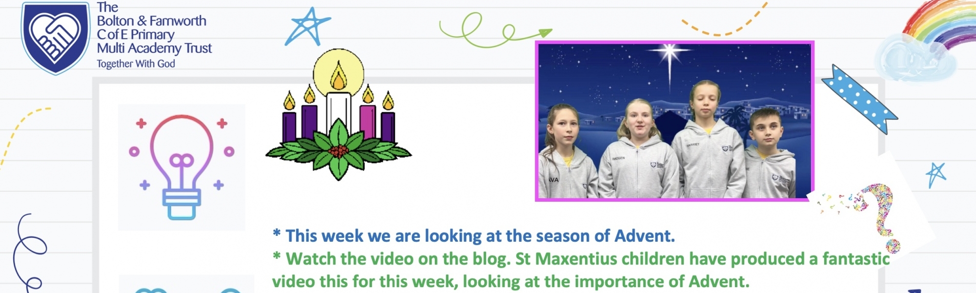 W/C 06/12/21 Advent