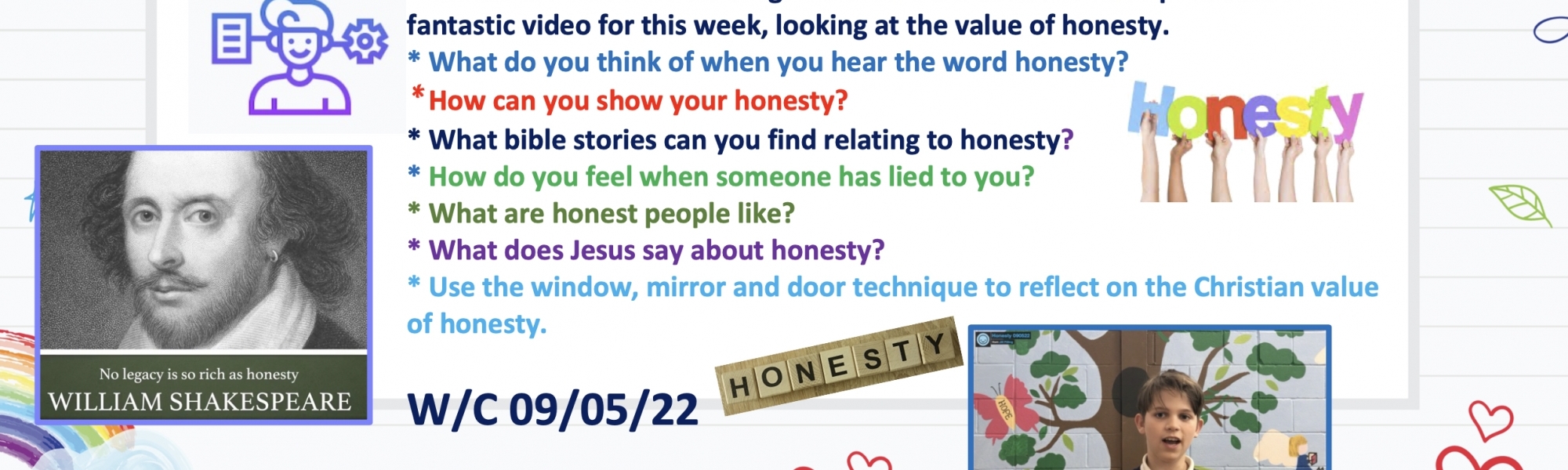 W/C 09/05/22 Honesty
