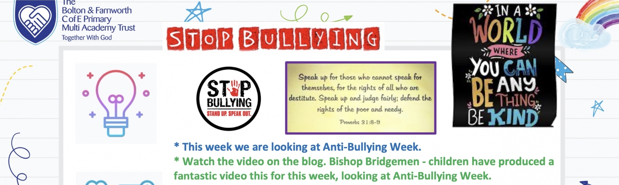 W/C 15/11/21 Anti-Bullying Week