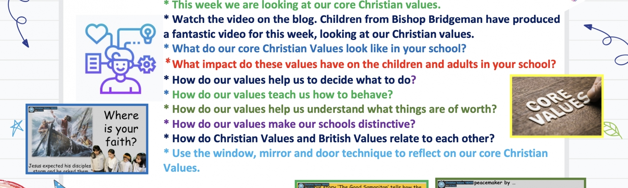 W/C 18/04/22 Christian values